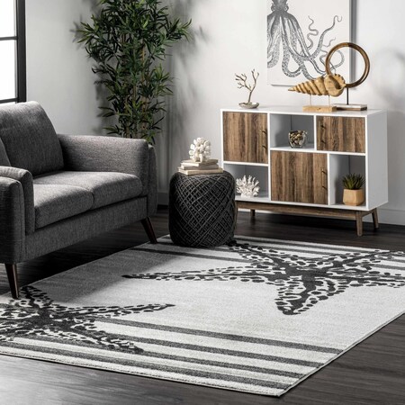 Nuloom Minnie Coastal Starfish Area Rug 3ft x 5ft BDSM32A-305